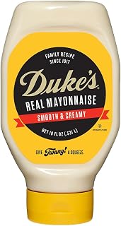 Duke's Real Mayonnaise Squeeze Bottle, 18 oz - Smooth Creamy Tangy Original Recipe, Wirecutter 2025 Top Pick