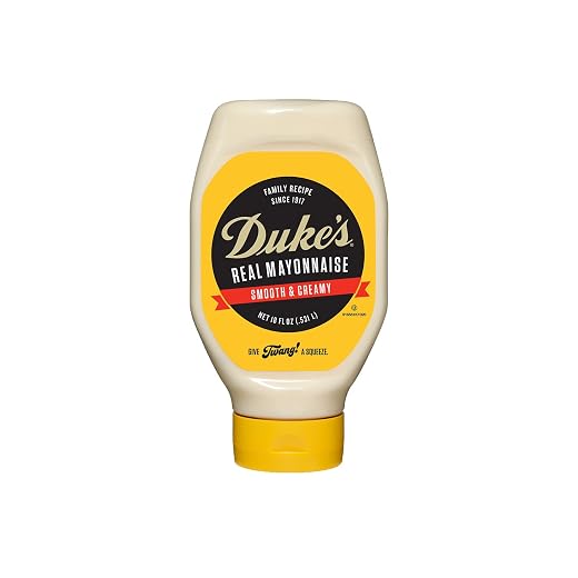 Duke’s Real Mayonnaise Squeeze Bottle - Original Smooth & Creamy Taste, 18 Ounce (Pack of 1)