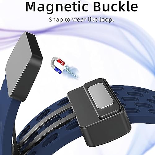 Correa Compatible 16mm para Reloj de Pulsera Azul miniatura 3