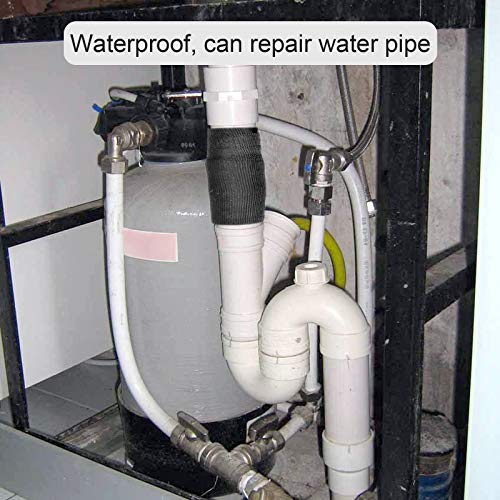 Tyiagle Fiberglass Repair Kit Fiber Glass Fix Tape Water Pipe Automotive Exhaust Pipe Cable Handle Fix Wrap 100X Stronger Than Duct Tape 4" X 15 Ft (Fiber Glass) #TOP5