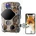 Produktbild Wildkamera WLAN Bluetooth 24MP 4K, Wildkamera mit Bewegungsmelder Handy, Infrarot Nachtsicht 20M, 0.2s Schnelle Trigger, 120° Weitwinkel IP66 Wasserdicht Wildtierkamera für Wildtiere im Freien