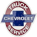 Chevrolet Truck Service Chevrolet Truck Service Aluminium Nostalgie Schild