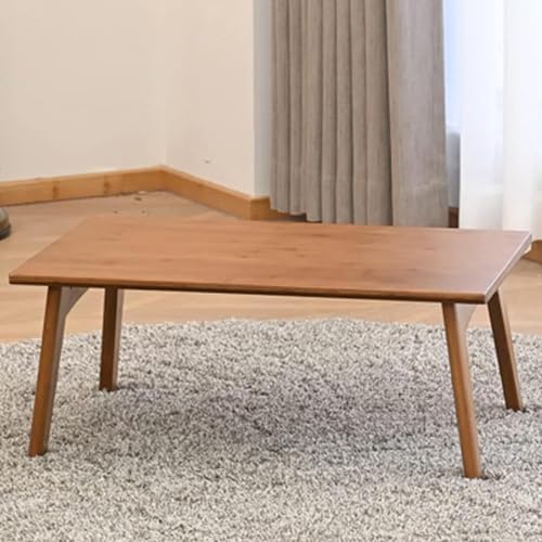 Solid Sheesham Wood Foldable Small Table - Foldable Floor Desk (6...