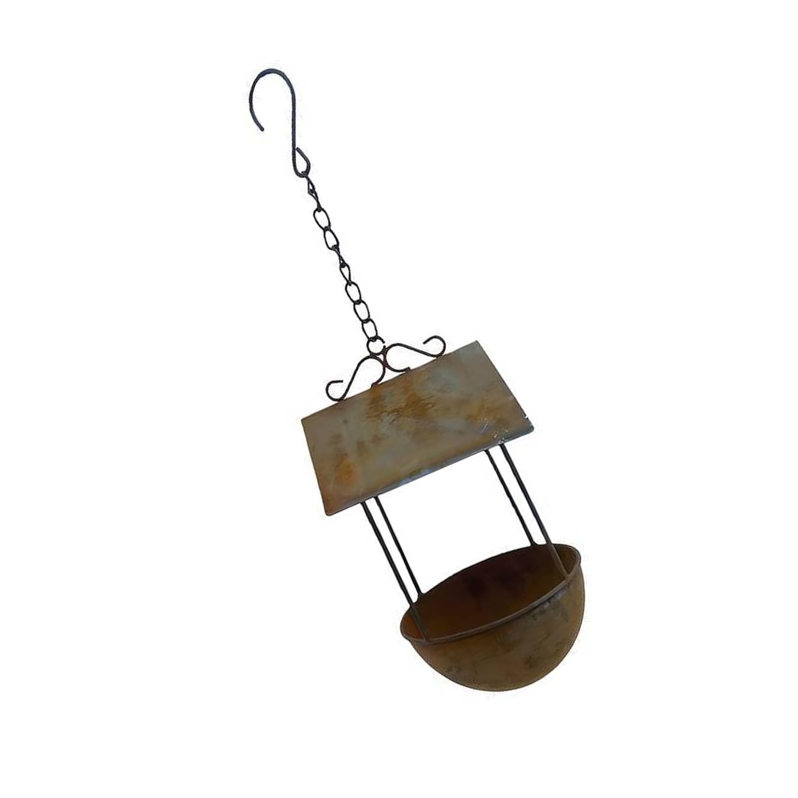 CUNZJIA Large Capacity Outdoor Hanging Bird Feeder Pet Bedroom Cage for Attracting Various Birds in Garden Or Backyard