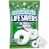 LIFE SAVERS Wint-O-Green Sugar Free Green Bag Individually Wrapped Breath Mints Hard Candy, 2.75 oz Bag