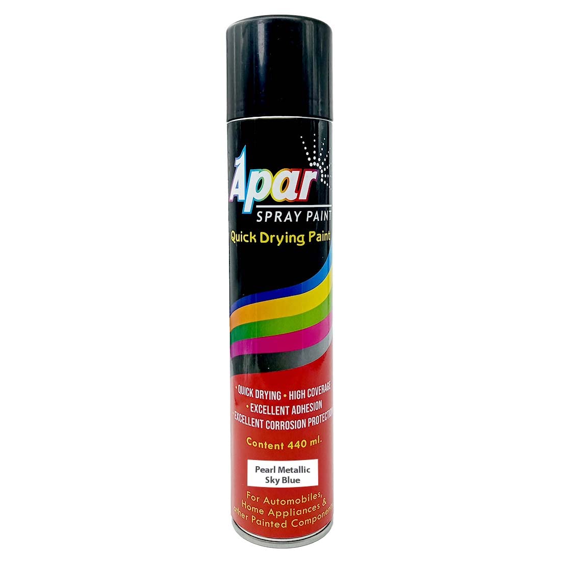 APAR Spray Paint Can Pearl Metallic SKY BLUE - 440 ml, For Electric Rickshaw, Bike, Cars, Home, Wood, Metal, Furnitures, Art and craft Painting (B09LR5SPRW) Amazon Price History, Amazon Price Tracker