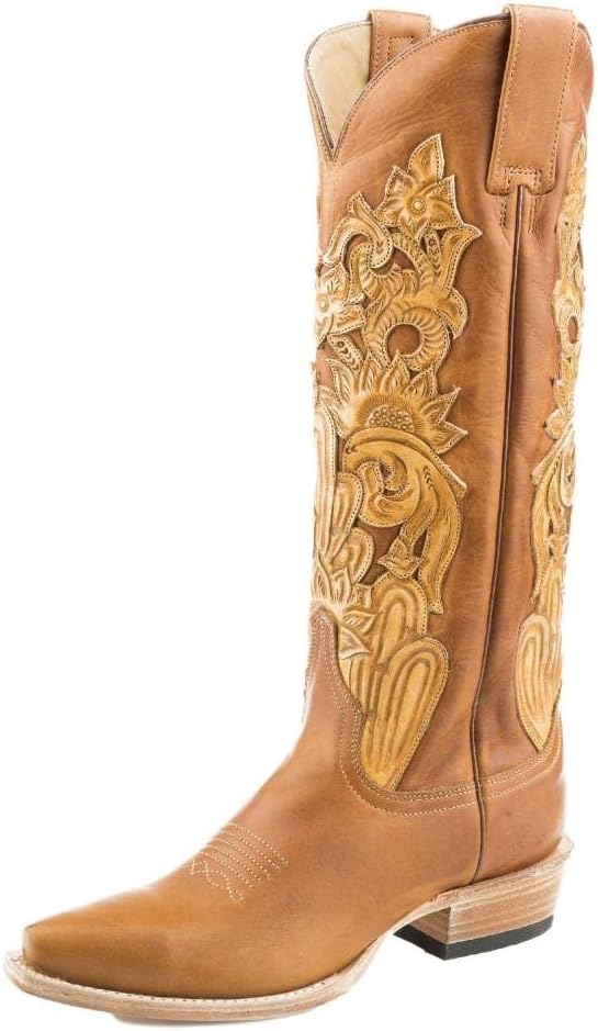 Jules Hand Tooled Leather Boot