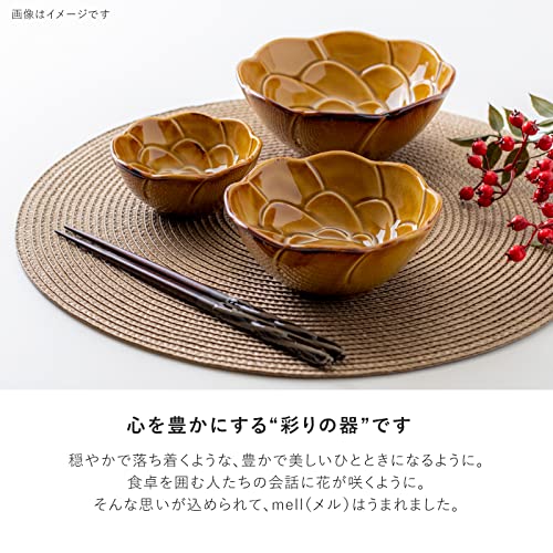 みのる陶器 美濃焼 mell(メル) 125ボウル カメオベージュ