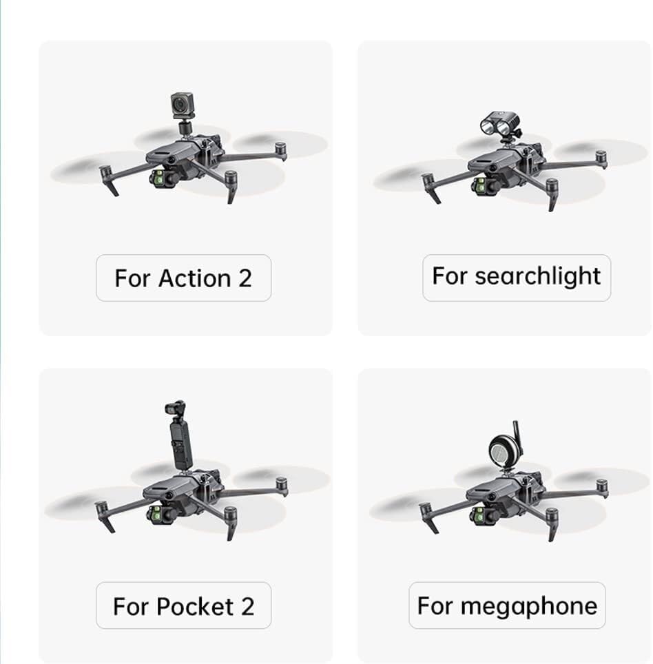 Support d'extension de caméra Mavic 3 adaptateur fixation projecteur - 3