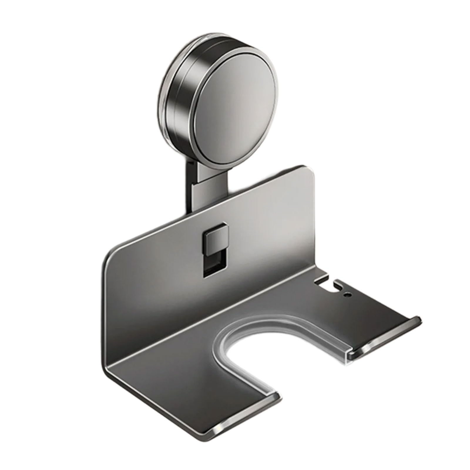 Bathroom Hair Dryer Holder with Suction Cup Wall Mounted Hair Dryer Rack for Not Damaging Wall Attach Easy Installs Rack