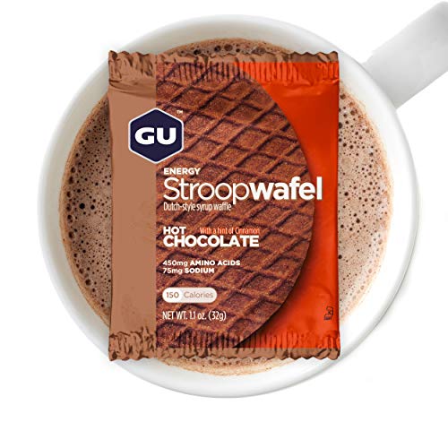 Gu Energy Stroopwafel Sports Nutrition Waffle, 16-Count, Hot Chocolate #TOP22
