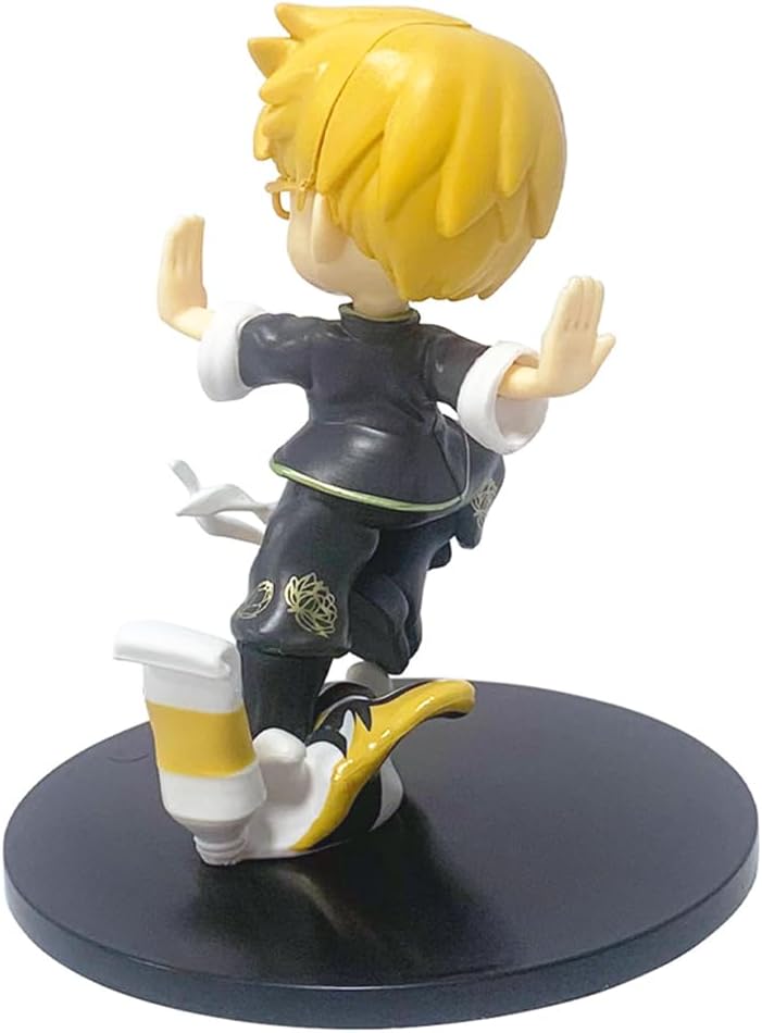 2pcs Mob and Reigen Arataka Figure Kung Fu Version Anime Figurine 4.33" Cute Mob Action Figure Statue Collectibles Desktop Decoration