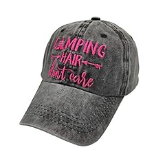 Camping Hair Letter Pink - Black