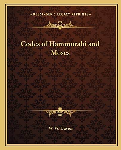Codes of Hammurabi and Moses