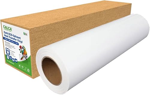 Miniatura 9 de CALCA Rollo de vinilo HTV blanco imprimible de transferencia de calor para impresora de inyección de tinta, rollo de transferencia de calor, vinilo