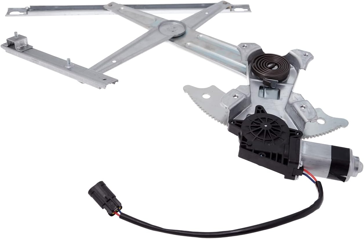 TUCAREST 741-422 Front Left Power Window Lift Regulator with Motor Assembly (Driver Side) Fit for 2002-2008 Do-dge Ram 1500, Ram 2500, Ram 3500 [# 86872 55275599AA 55275599AB] Front Driver Side (LH) 741-422 (Fit 02-08 Ram 1500)
