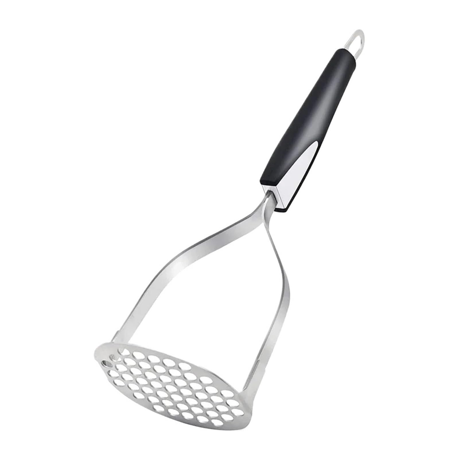 1 Stück Kartoffelstampfer aus Edelstahl, robust, for die Küche geeignet, for Bohnen und Obst, leicht zu reinigen, Zubehör
