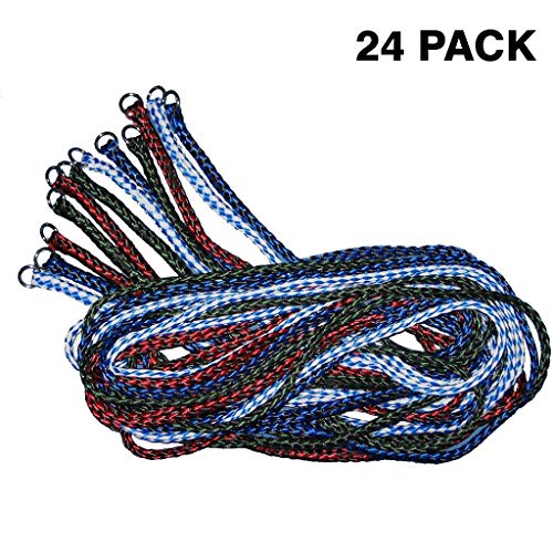 Durable Braided Poly Dog Slip Leads, Animal Control Kennel 5 FT Slip Leads