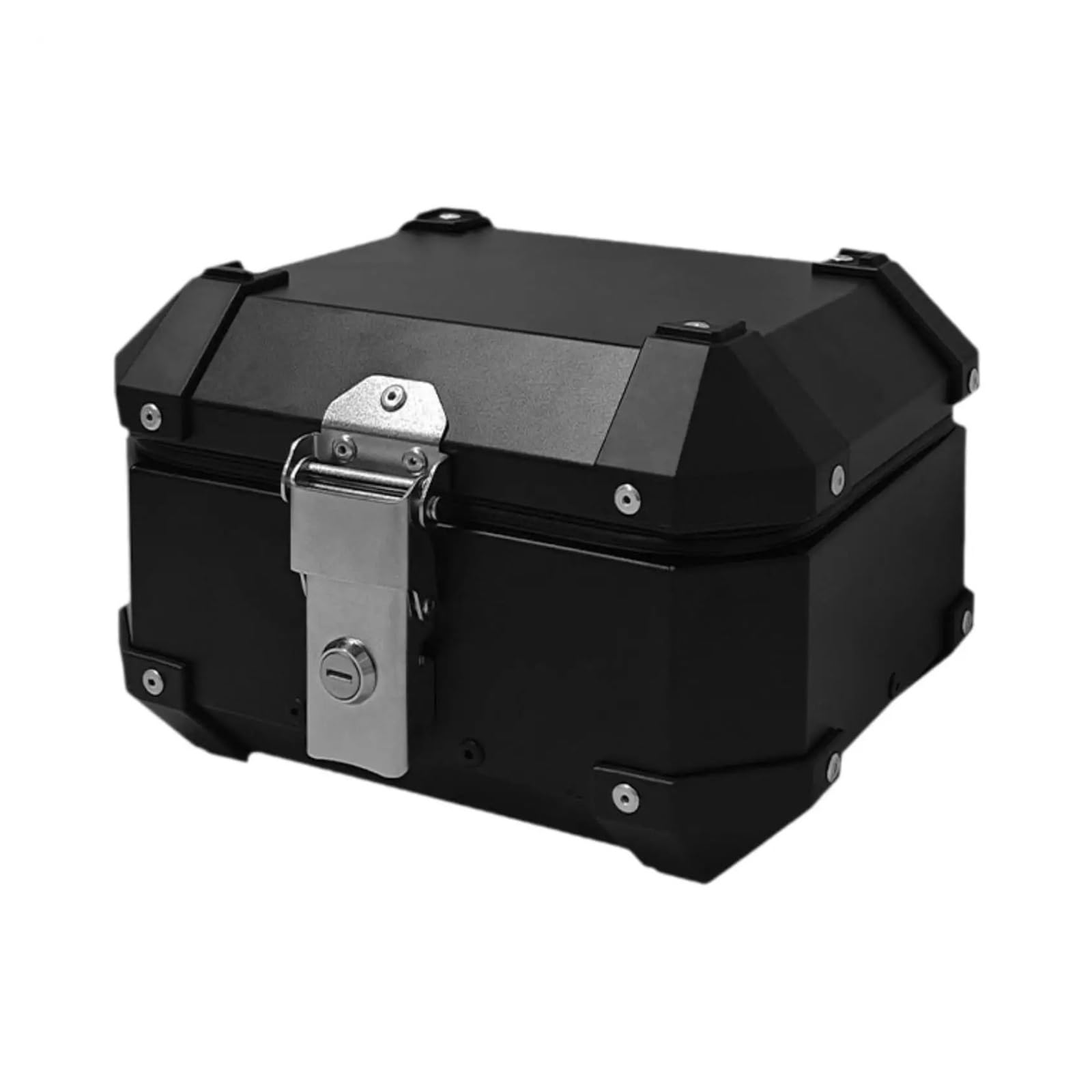 Borsa Moto Bauletto Per Moto 10L In Lega Di Alluminio Portaoggetti Per Bici Elettrica Scooter Per Attrezzatura Da Viaggio Selle Moto Bagagli(Black)