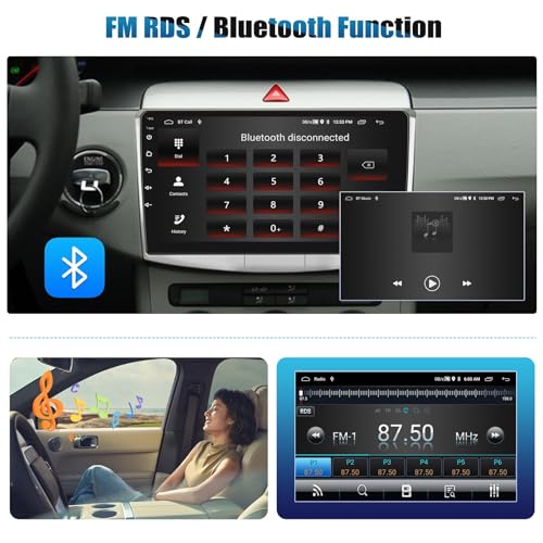 Radio Android para VW con cámara trasera y Bluetooth para aparcar y llamar seguro 5