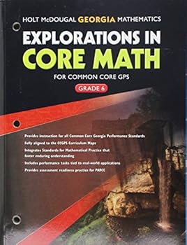 Paperback Explorations in Core Math: Common Core GPS Student Edition Grade 6 2014 Book