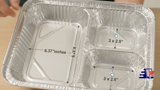 Amazon.com: Nicole Fantini Disposable Aluminum 3 Compartment Foil