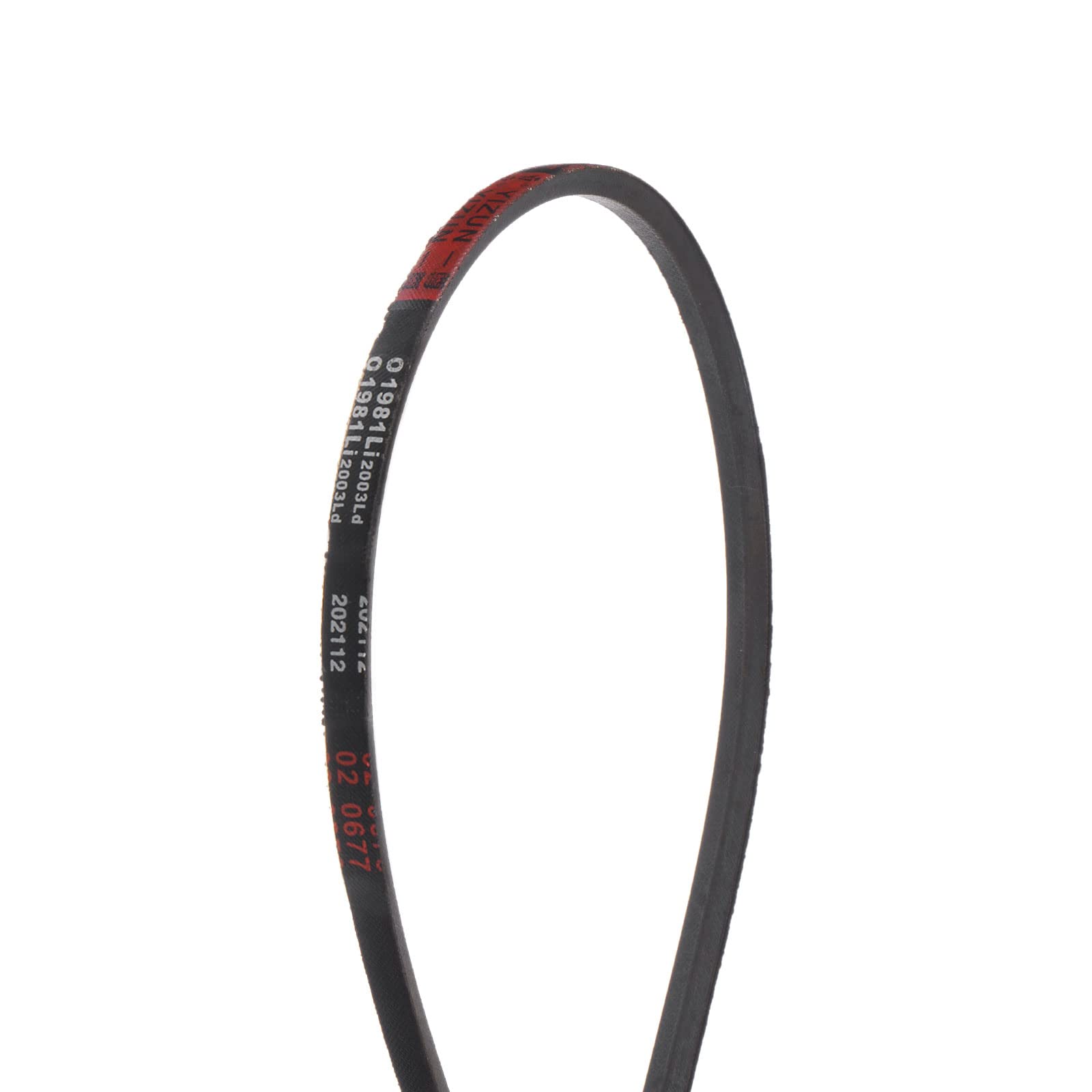sourcing map O-1981 V-Belts Drive Belt 1981mm Inner Girth 10mm Width 6mm Height Rubber for Power Transmission