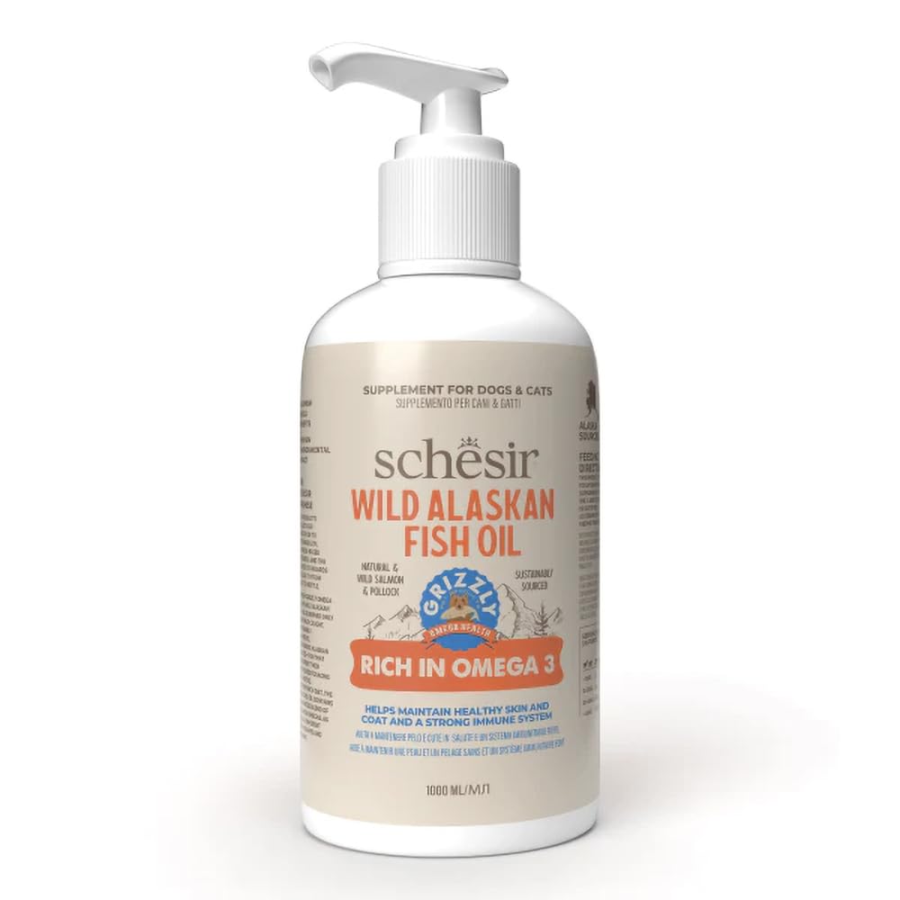 Grizzly Wildlachsöl aus Alaska 1000ml Lachsöl