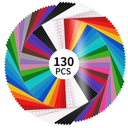 Lya Vinyl Permanent Vinyl for Cricut - 130 Pack 12 