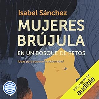 Diseño de la portada del título Mujeres br&uacute;jula en un bosque de retos