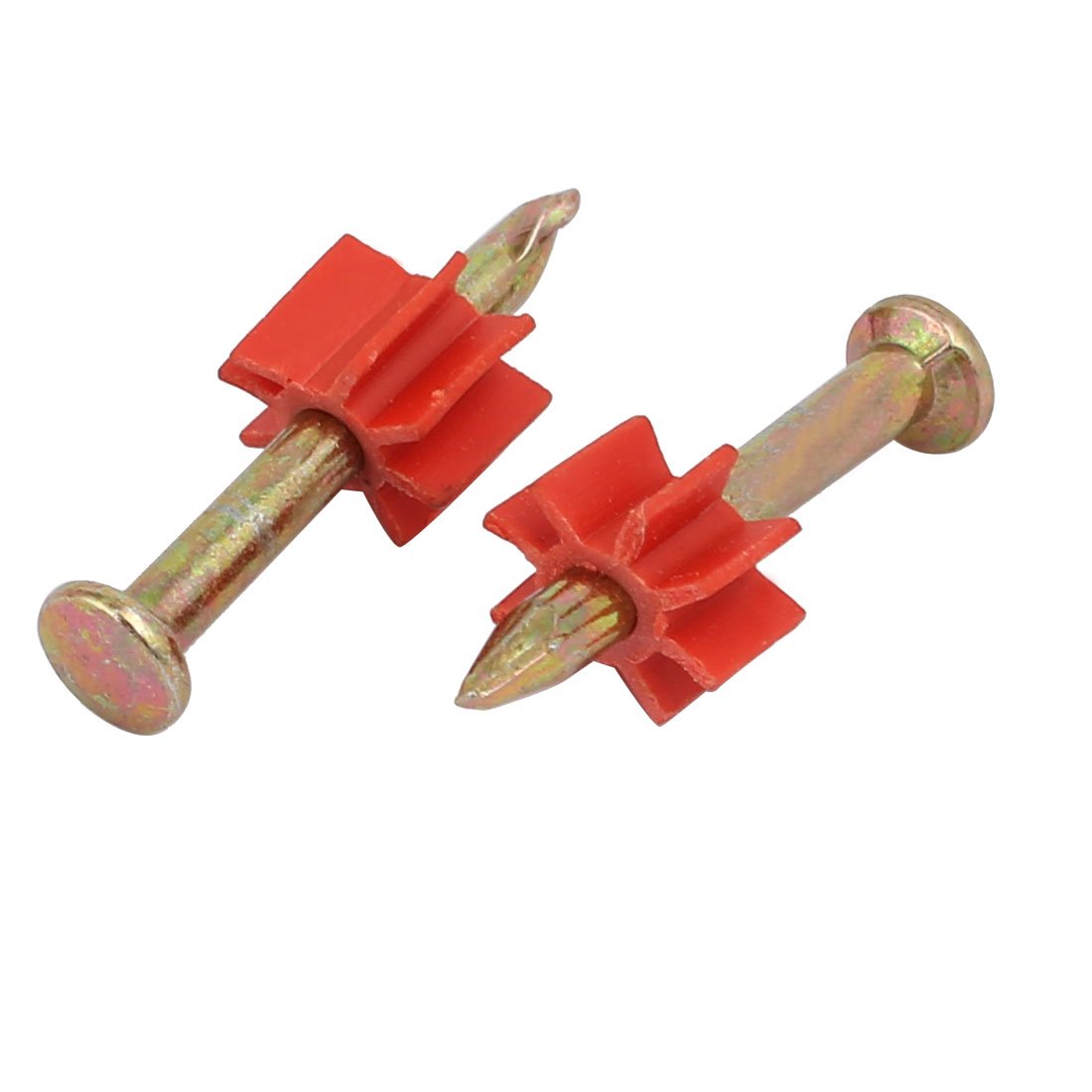 Aexit 25mm Long fastener 3mm Shaft Carbon Steel Hammer Driver Fastener Cement Nail 30pcs Model:96as316qo31