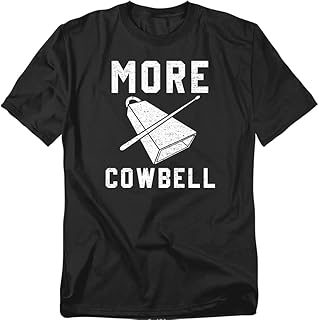 Popfunk More Cowbell Unisex Adult T Shirt