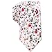 AUSKY 4 Packs Skinny Neckties for Men Boys, 2.35'' Wide Slim Ties in Different Textured Style Mixed set