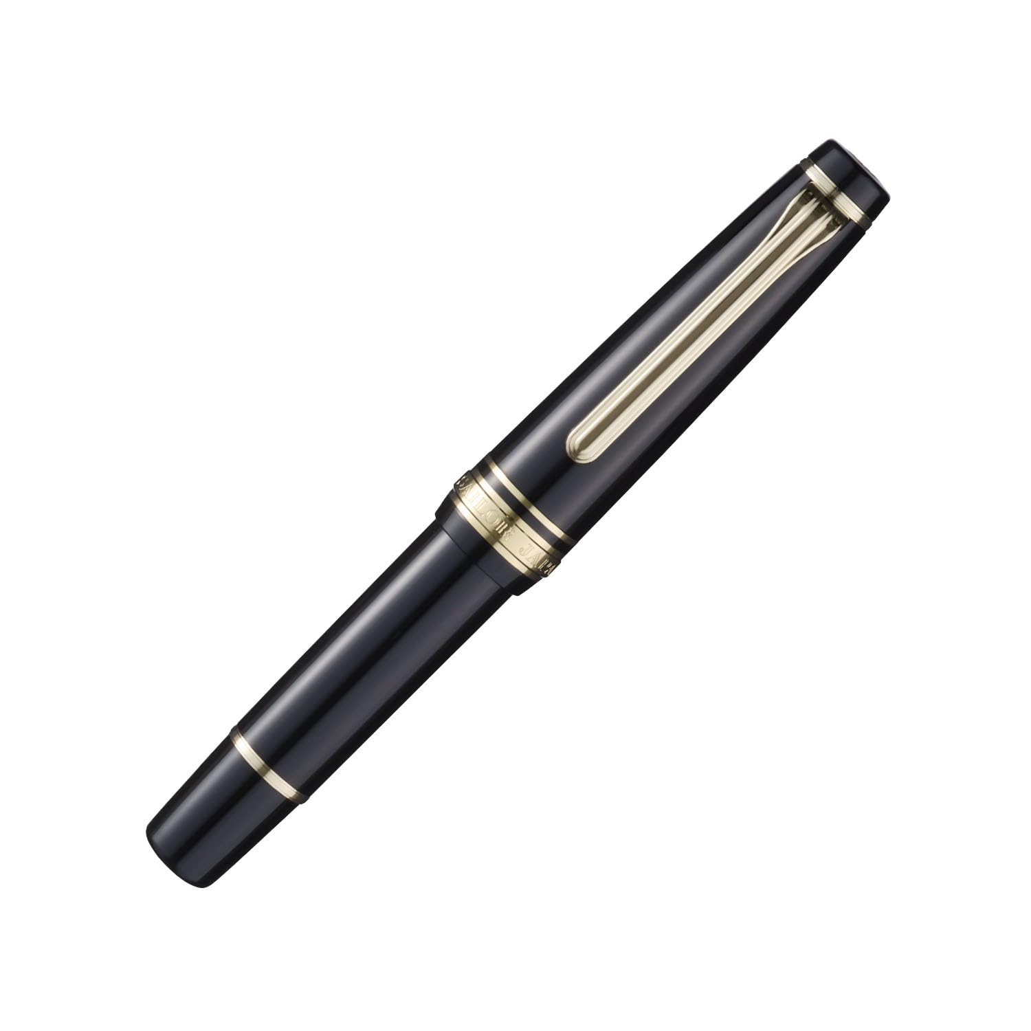 SAILOR 万年筆　18K AGM 18K Sailor セーラー万年筆 ショート ブラック ゴールド 18K Sailor