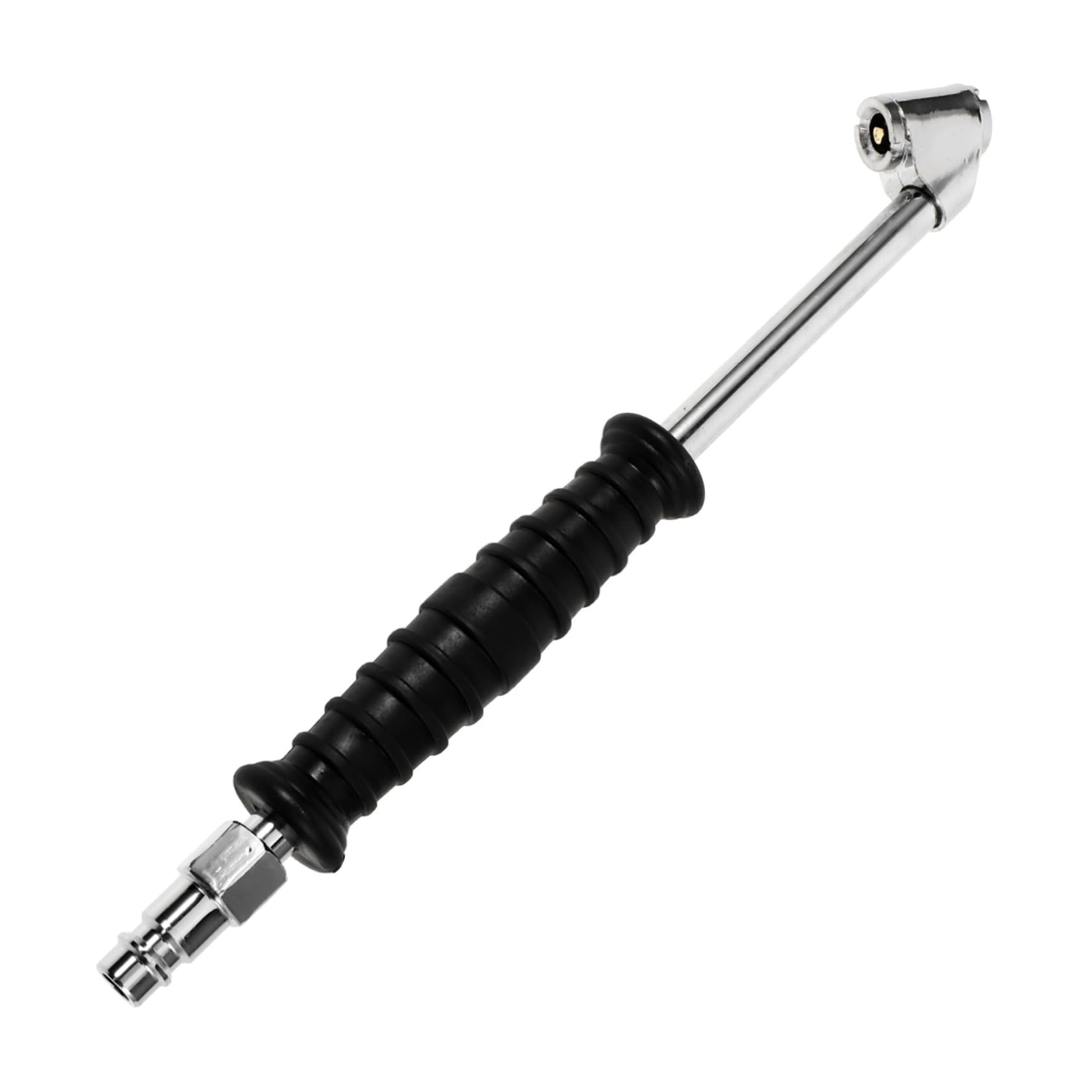 Gatuida 5stücke Tire Air Chuck Mit Druckmessgerät Multifunktionales Reifenfüllgerät Für Verschiedene Ventiltypen Mit Schnellbefüllungsstange Und Robuster Metallkonstruktion Für