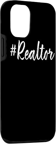 Miniatura 3 de iPhone 13 Pro Hashtag Realtor Agente de bienes raíces Regalos de negocios Estuche divertido con cita