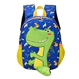 Toddler Backpack for Boys Girls, Lightweight Kindergarten Preschool Bag, Dinosaur Backpack for Kids