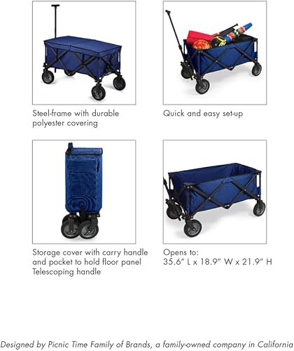 Miniatura 7 de Picnic TIME NCAA Unisex-Adult NCAA Adventure Wagon Portable Utility Wagon