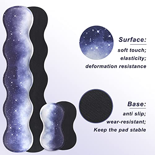 Ergonomic 2In1 Keyboard & Mouse Wrist Rest Support Pad Memory Foam And Anti-Slip Set For Easy Typing & Stress Relief For Gaming Office Home Computer Laptop Desk Table Pad Mat Accessories #TOP3