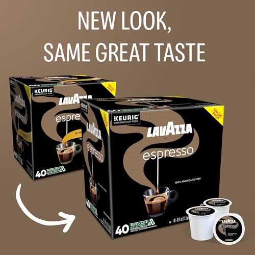 Image of Lavazza Espresso, Single-Serve Keurig K-Cup Pods, Medium Roast Coffee, 40-Count Box