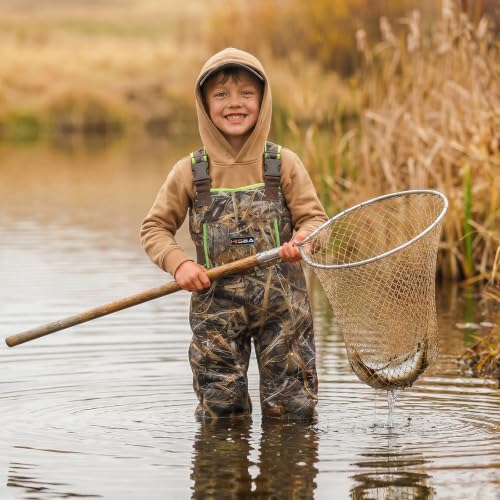 Image of HISEA Kids Chest Waders Neoprene Fishing Waders for Toddler & Children Youth Duck Hunting Waders for Kids with Boots
