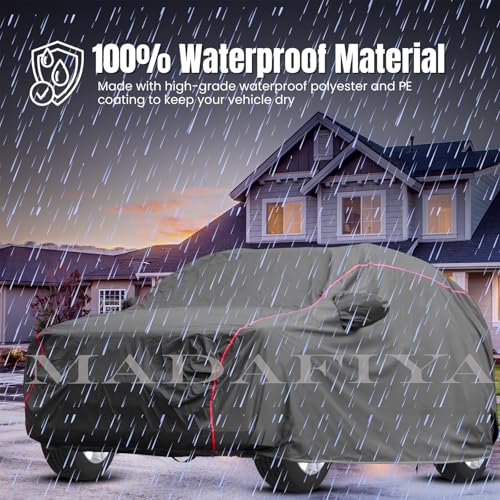 Image of Heavy-Duty Car Cover for Compatible with Maruti S Presso (2019 to 2025 All Models) Deluxe Car Protection Cover - Waterproof & UV-Resistant All-Season Exterior Protection