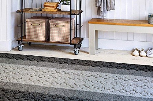 Custom Size Hallway Runner Rug Grey Color 31 Inch Wide Select Your Length Non-Slip (Skid Resistance) Rubber Backing 9 Feet X 31 Inch #TOP1