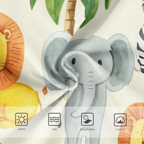 Toddler Underwear Custom 2t Cotton Cute Panties Girl Designer Briefs Underpants Cute Cartoon Jungle Animals3