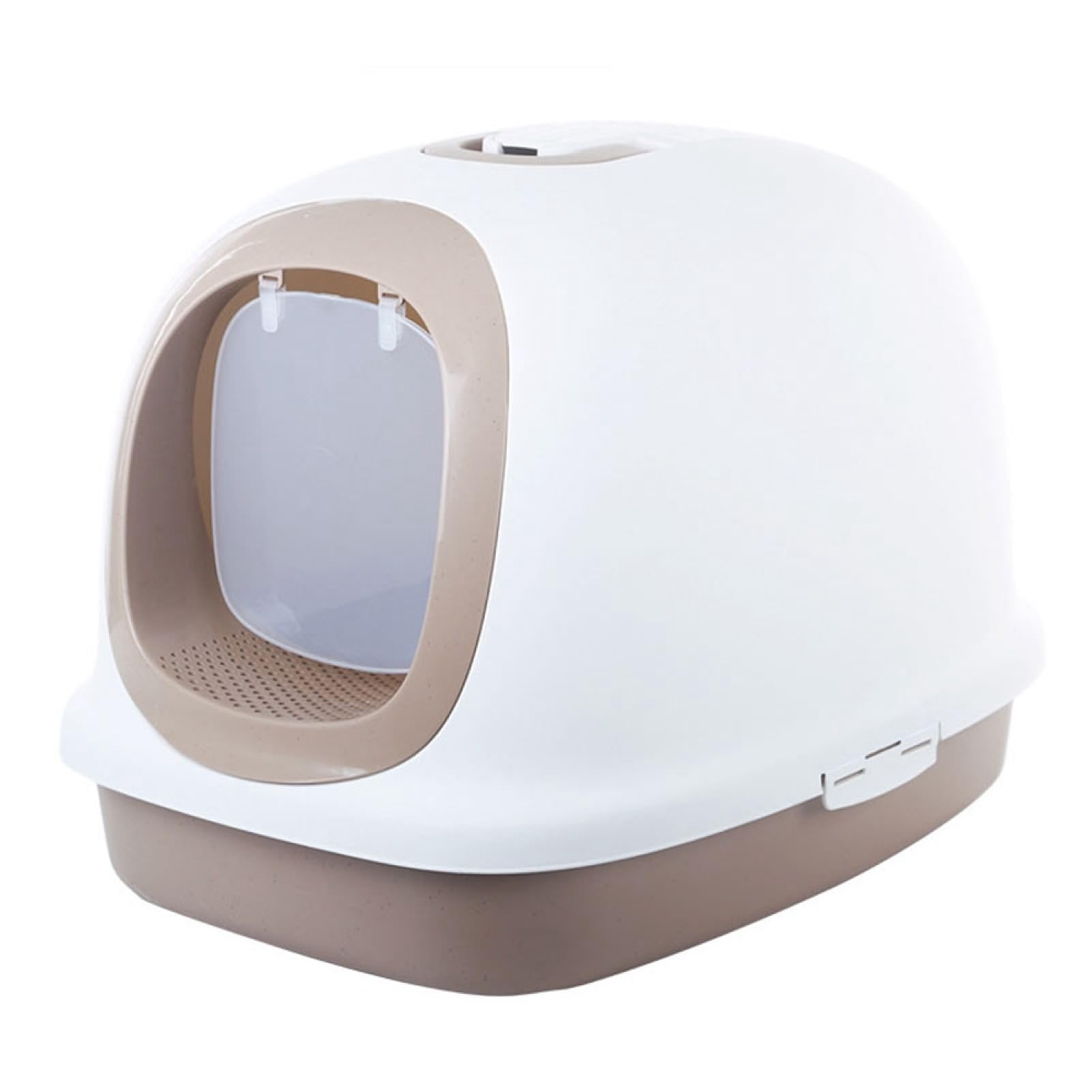 自動清掃機能付きドーム型猫用トイレ ホワイト 自動 ネコトイレ 【 Cat'sEgg Ver.3 ホワイト 】 コンパクト