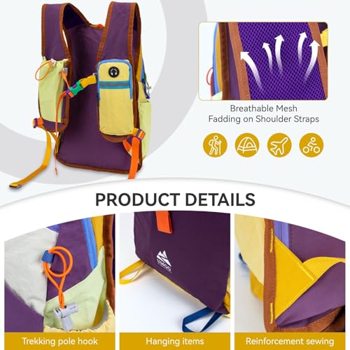 UtiaMiaoGonGo 15L Colorful Backpack