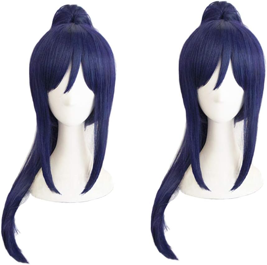 Amazon.co.jp 耐熱コスプレウィッグ 松浦 果南 ハロウィン cosplay wig +おまけ5点 専用ネットと櫛付 ピンクのヘア