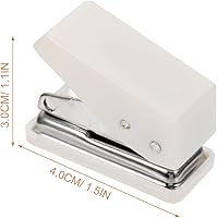 Vista 11 de STOBOK 1 juego de herramientas de mano, mini dispensador de cinta, grapas de oficina, perforador, grapadora de documentos, grapadora pequeña