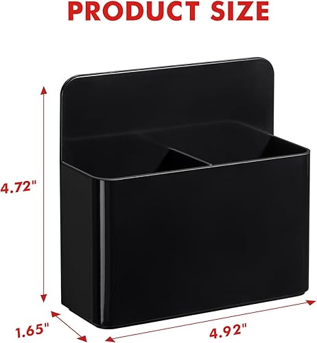 Miniatura 7 de BEYGORM Paquete de 2 soportes magnéticos de plástico para bolígrafos para refrigerador, soporte magnético para rotuladores de borrado en seco para