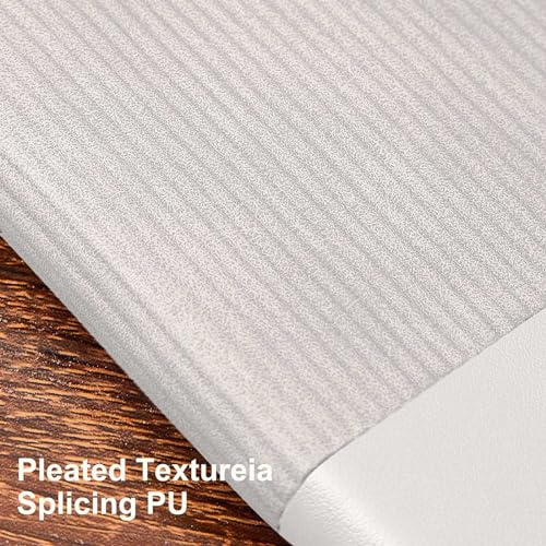 Image of Lined Journal Notebook for Work College Ruled Note Book 7.2 inchx9.6 inch B5 PU Leather Daily Journaling 160 Pages for Women Men Writing Home School Supplies Business (Grey)